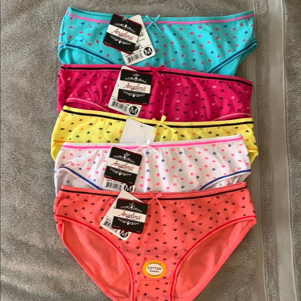 Angelina Blue and Pink Underwear Set Accessories